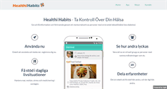 Desktop Screenshot of healthihabits.com